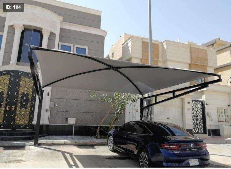 تركيب وتصميم أفضل أنواع مظلات السيارات للمواقف الخاصة والشركات الرياض