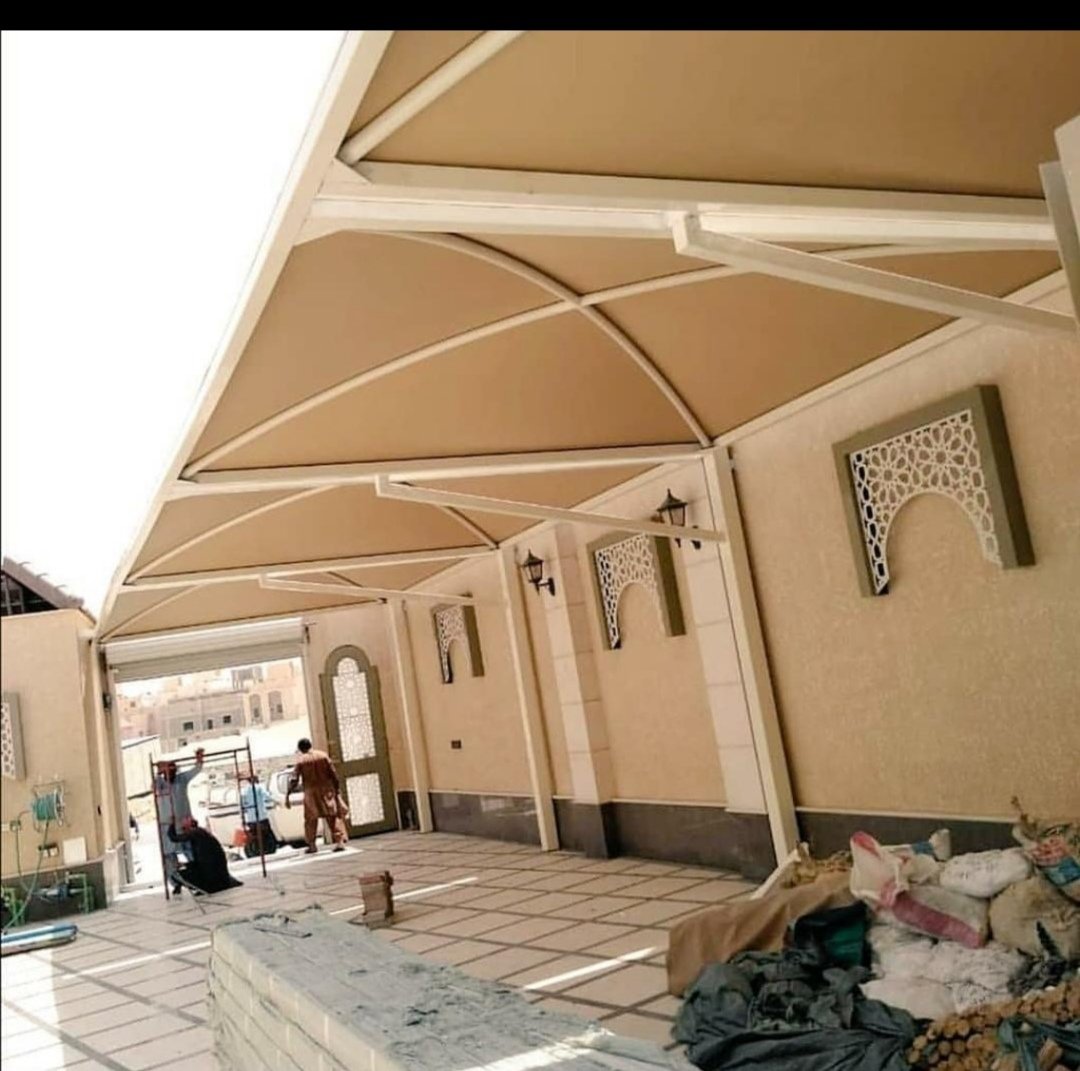 تركيب وتفصيل مظلات قماش الرياض 