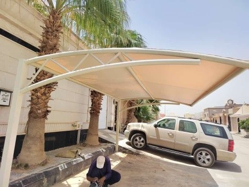 مظلات سيارات في الرياض